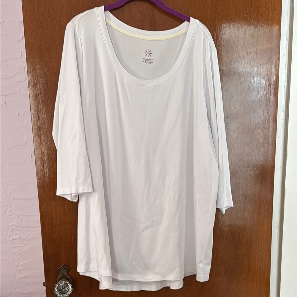 Fabulous Isaac Mizrahi Live Pima Cotton Tunic, size 3X